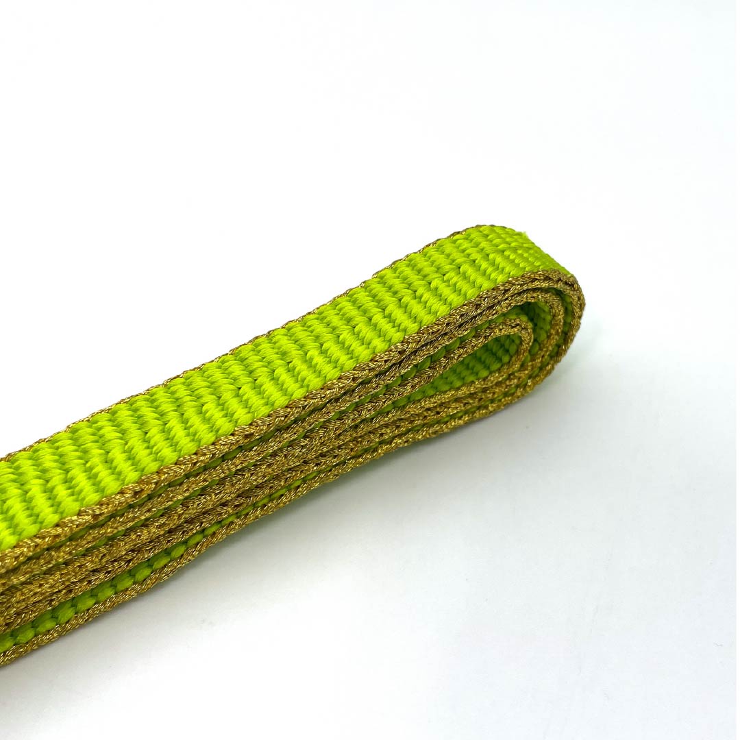 帯締め 正絹 Sランク  黄浅緑色（きあさみどりいろ）    長さ約160cm 幅約1.5cm 振袖用 緑系 1135006282319