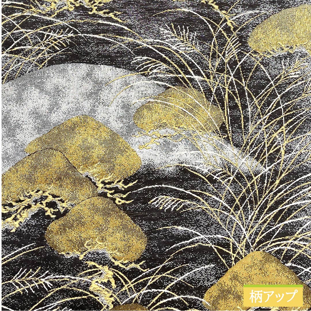 袋帯 正絹 銀色（ぎんいろ） 加納幸 琳派老松 箔霜華 帯丈448cm Sランク 六通 フォーマル 銀系 1123011382322