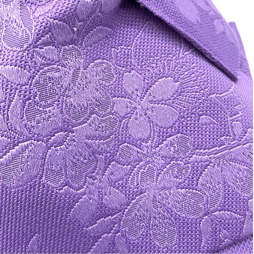 作り帯  葵色 桜  ポリエステル S 紫系 1131000662920