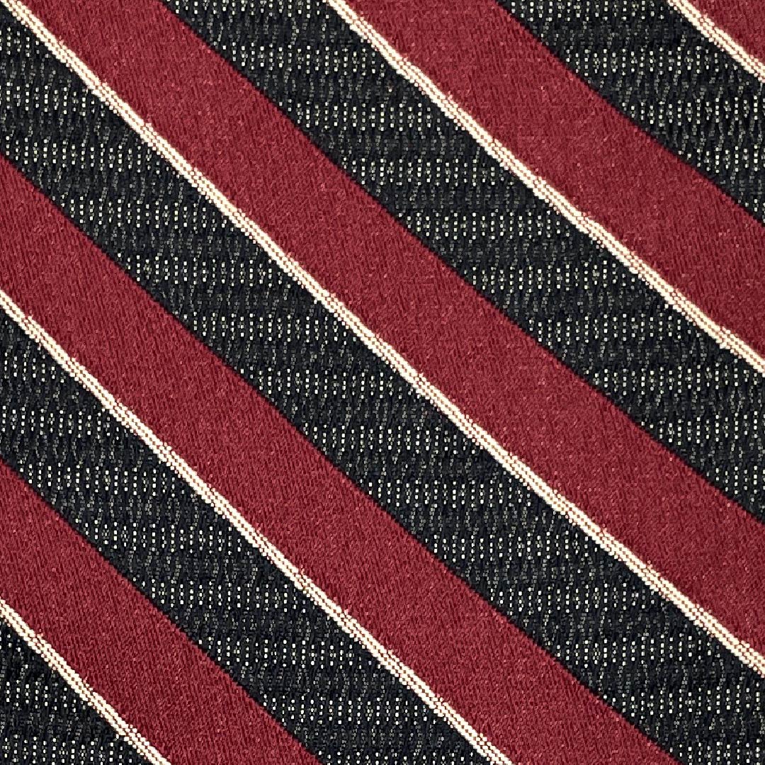 半幅帯 ポリエステル リバーシブル 幾何学模様 市松 帯丈400cm 黒系 Sランク 1125002232410