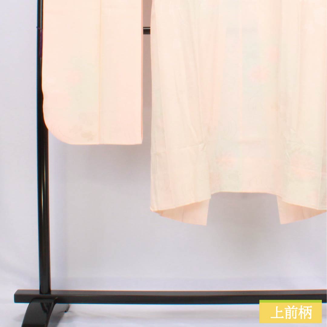 長襦袢 正絹 Sランク 身丈121cm 裄丈63.5cm 単衣 乙女色（おとめいろ） 吉祥文様 ピンク系 1129000792213