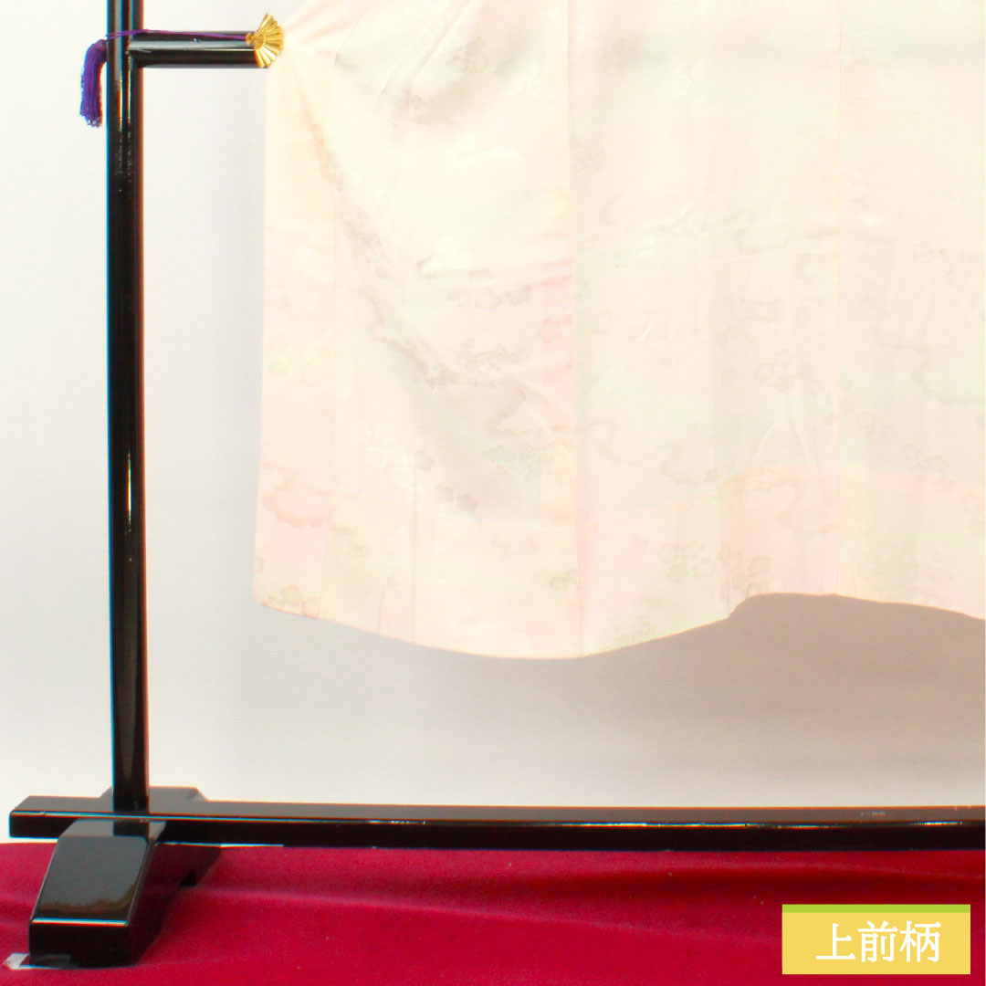 長襦袢 正絹 身丈140.5cm 裄丈69.5cm 単衣 曙色（あけぼのいろ） ボカシ染 吉祥文様 Aランク ピンク系 1129000683513