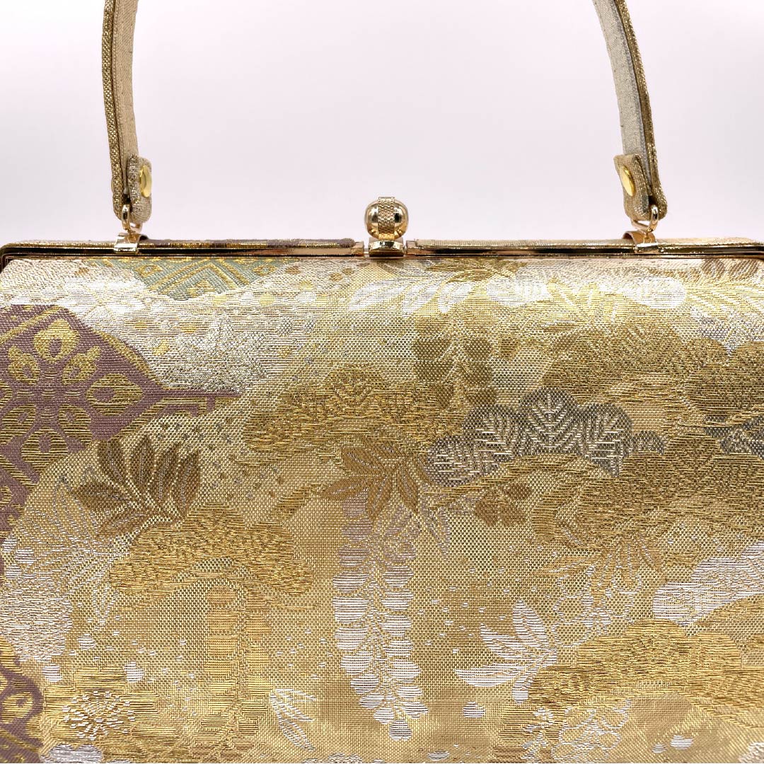 和装バック フォーマル 金色（きんいろ） 留袖用 金鷲 古典柄 金系 Sランク 113900056221