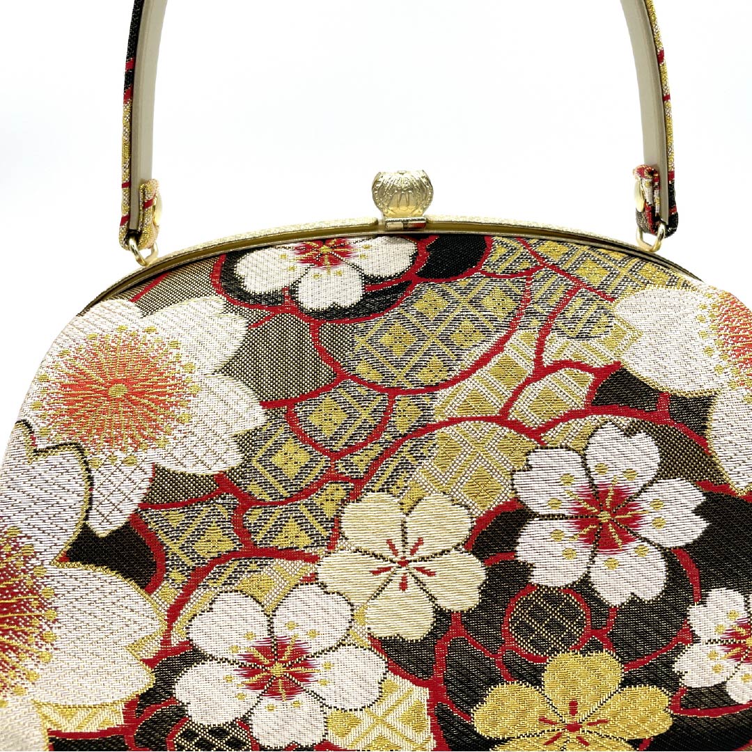 和装バック フォーマル 金色（きんいろ） 振袖用 桜 古典柄 金系 Sランク 113900048221