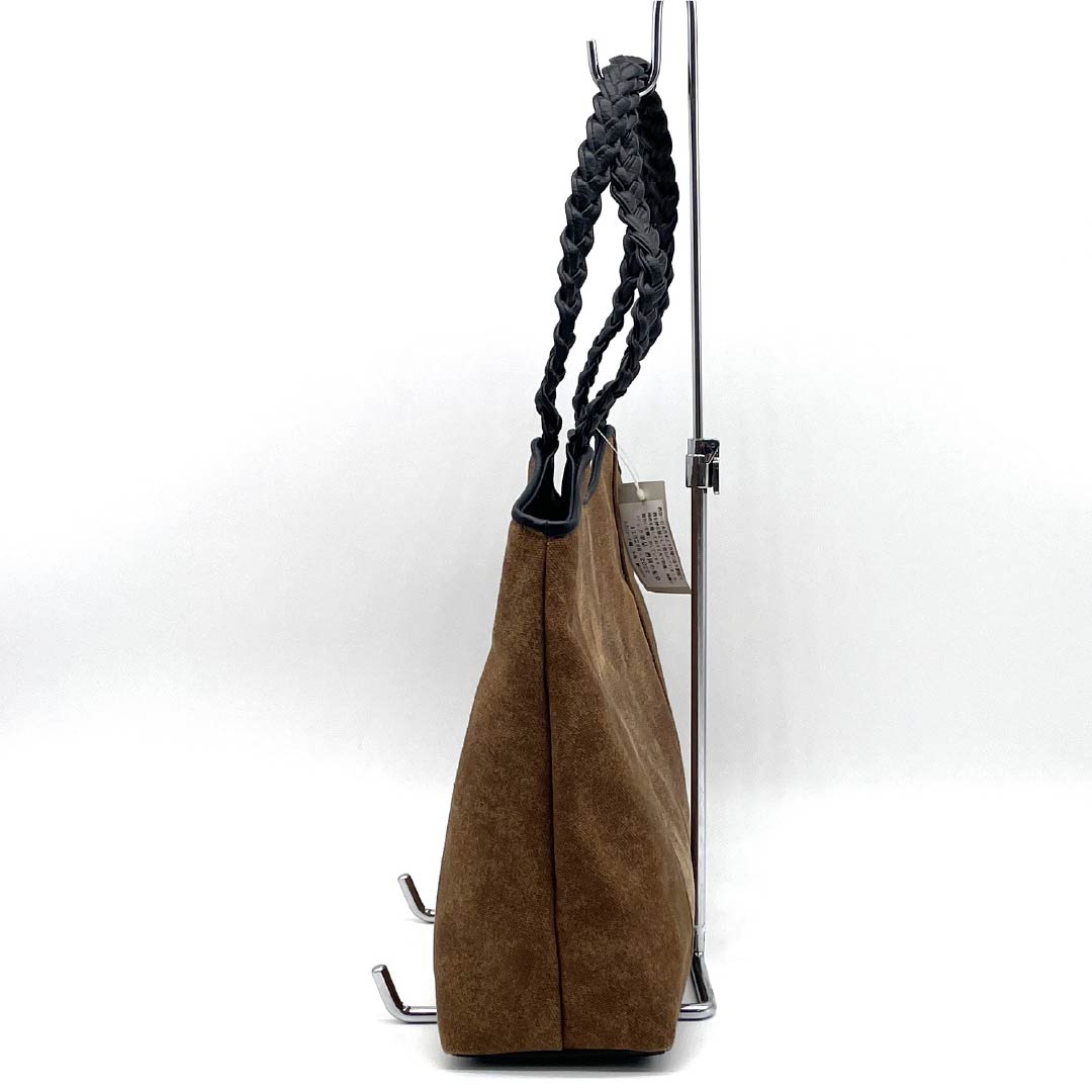 （新古品）草履バッグセット カジュアル NEWランク 酒袋 低反発草履 Laソール Mサイズ 茶系 1133000341314