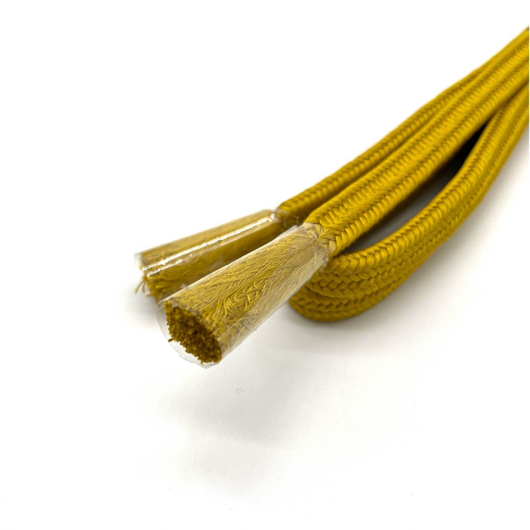 （新古品） 帯締め 正絹  黄金色（こがねいろ） 冠組 新古品 長さ約155.5cm 幅約1cm セミフォーマル NEWランク 黄系 1135003511323