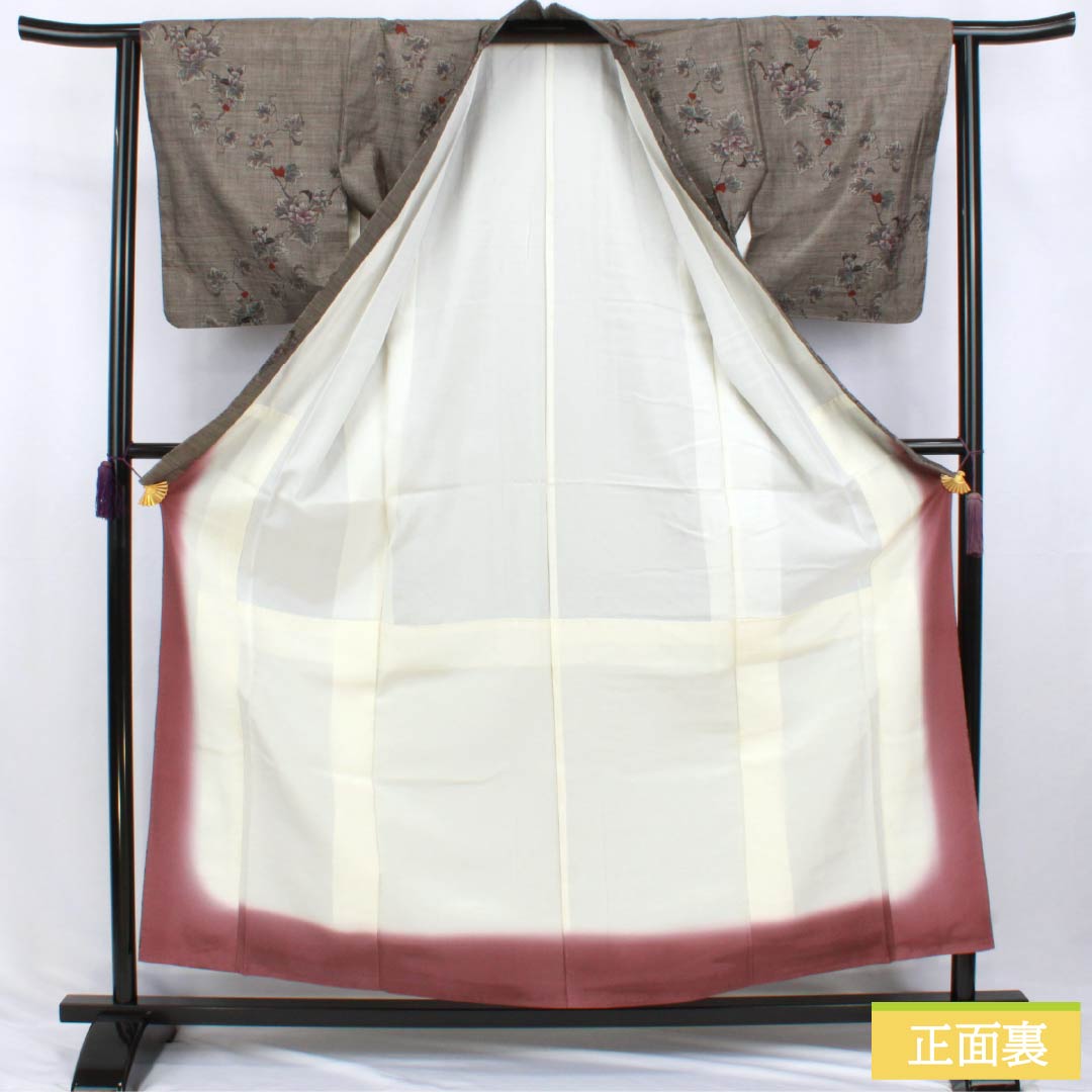 リサイクル着物】紬 正絹 Sランク 身丈157.5cm 裄丈62.5cm 大島紬 9