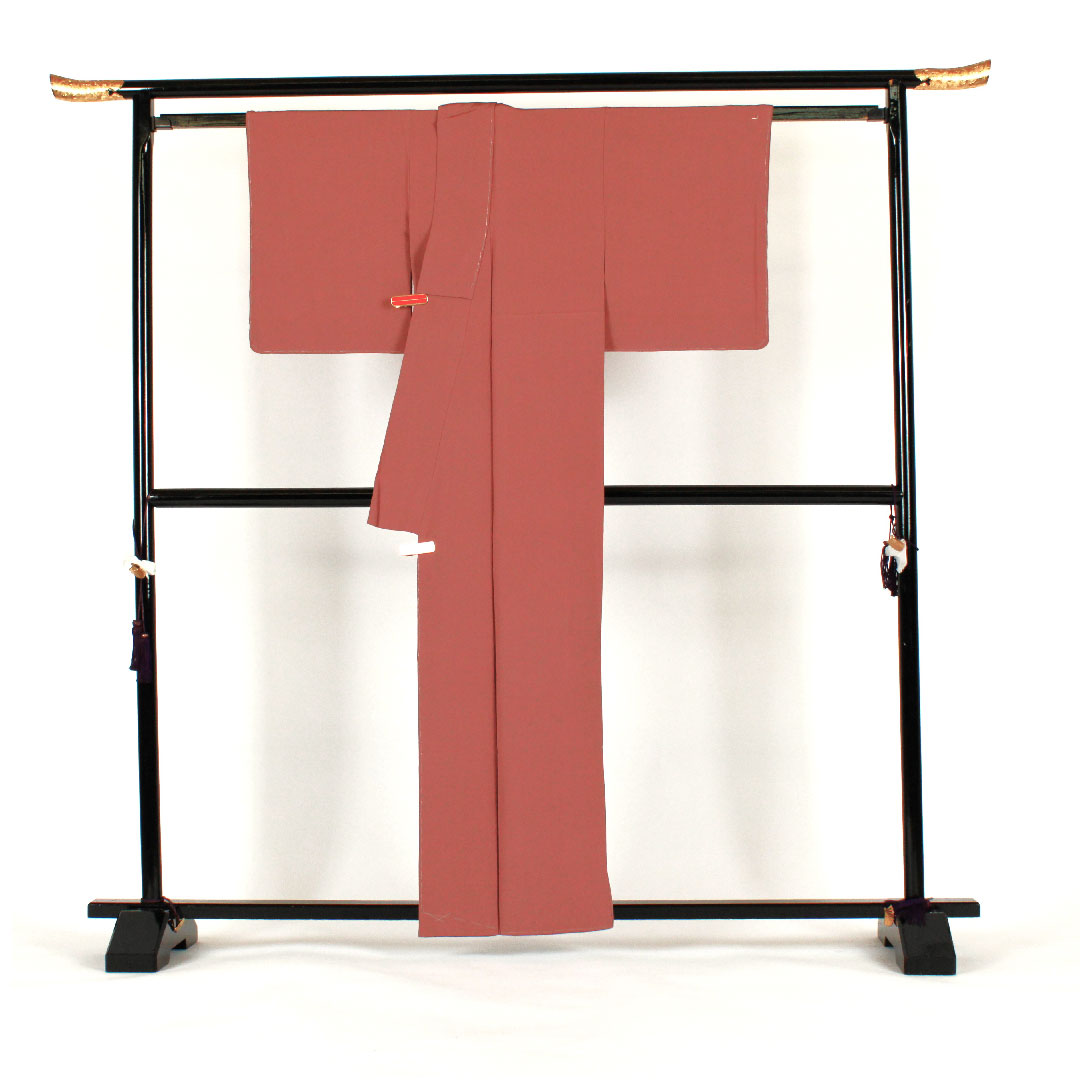 色無地  身丈160cm 裄丈62cm 袷  正絹 Sランク ピンク系 1114000082313