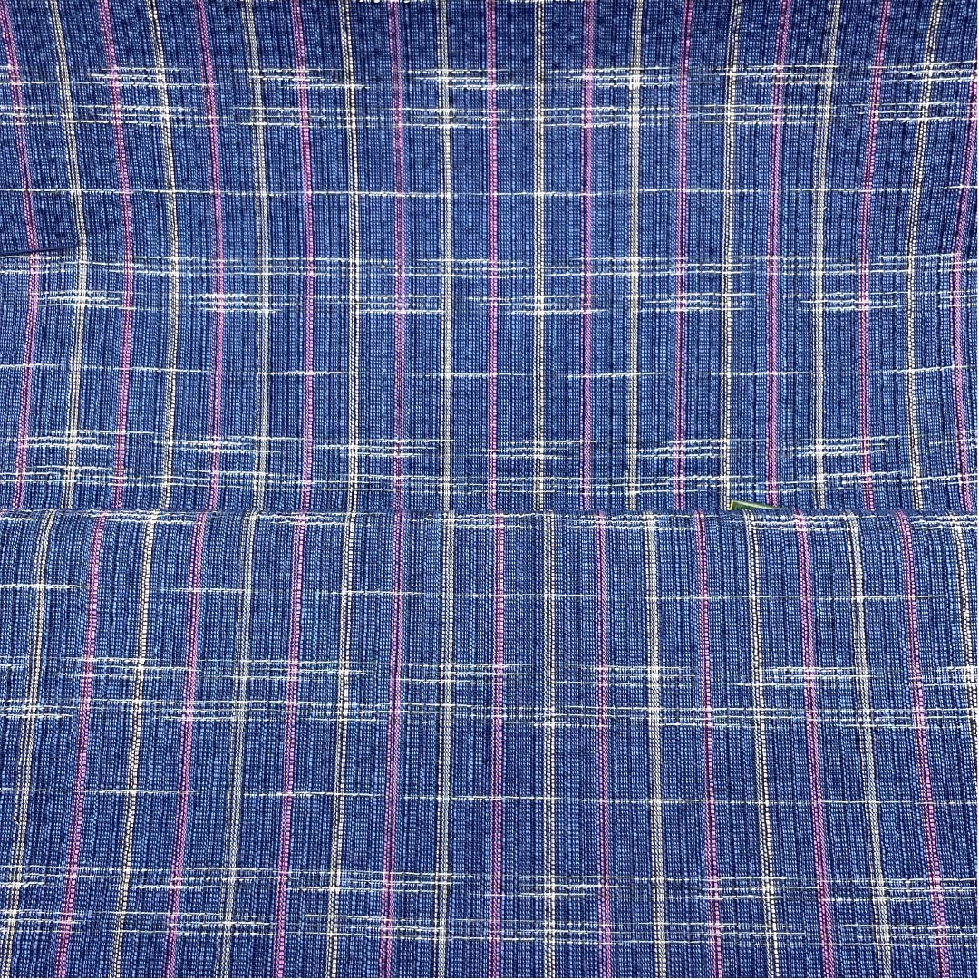 Yukata cloth, cotton, Awa Shijira, Important Intangible Cultural Property, True Indigo dye, Korean indigo color, S rank, navy blue, 1130000742918