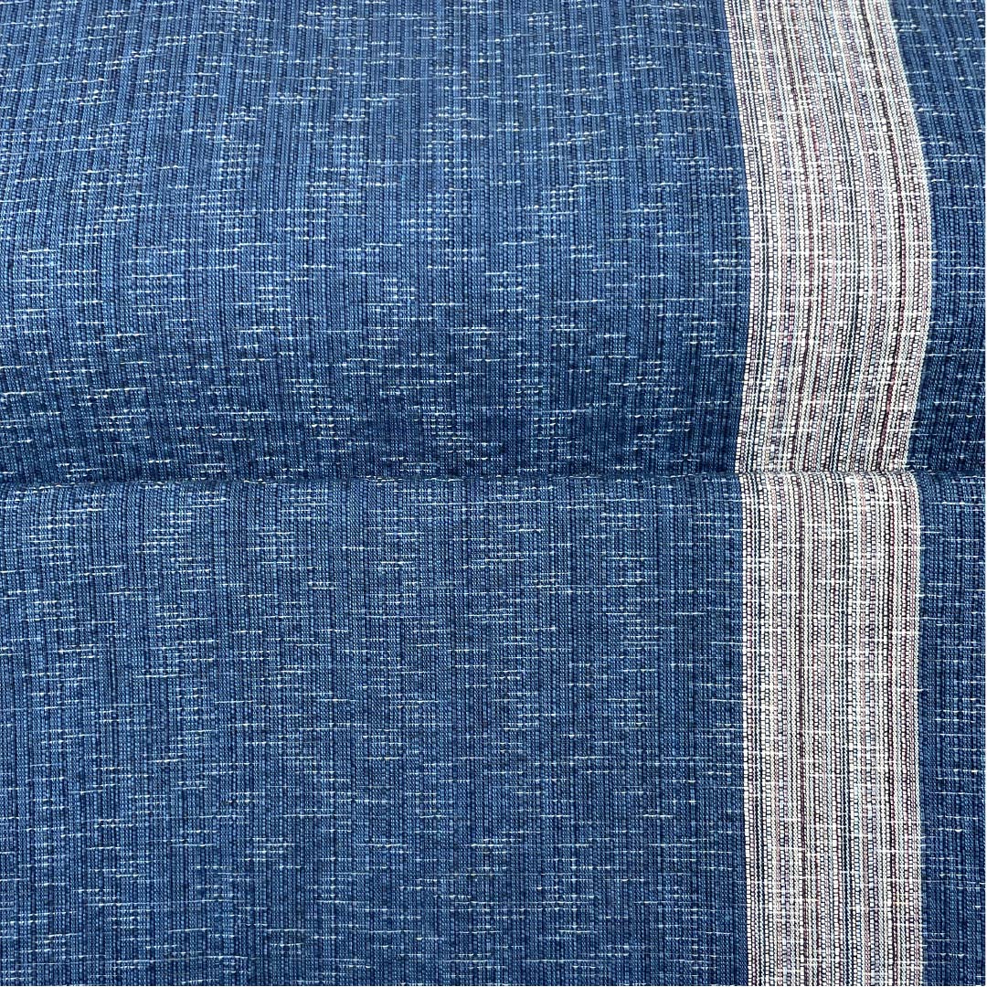 Yukata cloth, cotton, Awa Shijira, Important Intangible Cultural Property, genuine indigo dye, urairo (back color), S rank, navy blue, 1130000752918