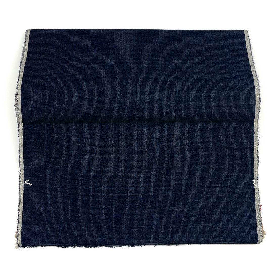 反物 男物 正絹 NEWランク 燻色（ふすべいろ） 本場結城紬 120亀甲 赤耳 紺系 1130001291918