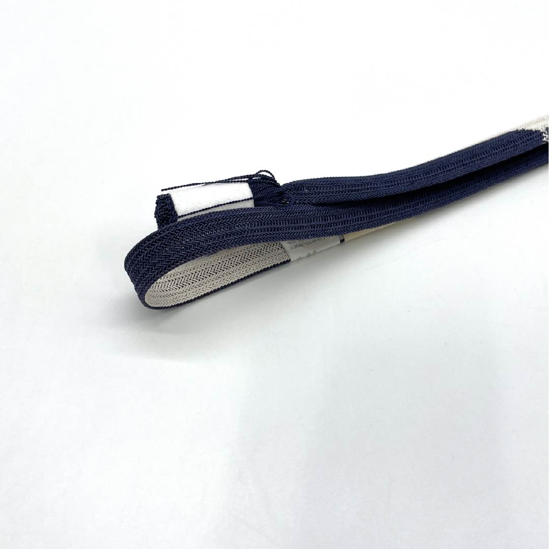 (新品)帯締め 正絹 NEWランク  葡萄鼠色（ぶどうねずいろ） 翠嵐工房 矢羽根 撚り房 長さ約158cm 幅約1.3cm カジュアル 紺系 1135005381318
