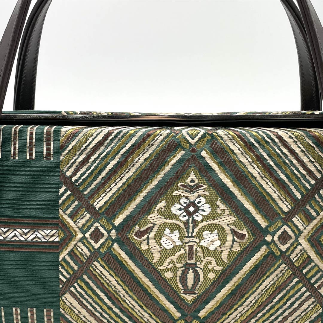 リサイクル着物】（新古品）和装バッグ カジュアル NEWランク 博多織