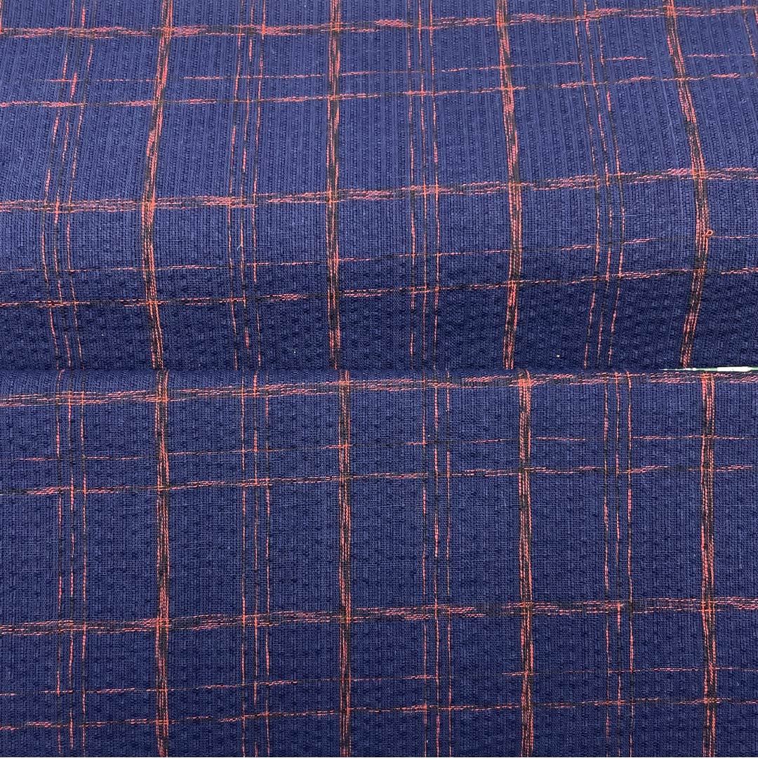 Yukata cloth, cotton, Awa Shijira, Important Intangible Cultural Property, genuine indigo dye, navy blue (shikon-iro), S rank, navy blue, 1130000862918