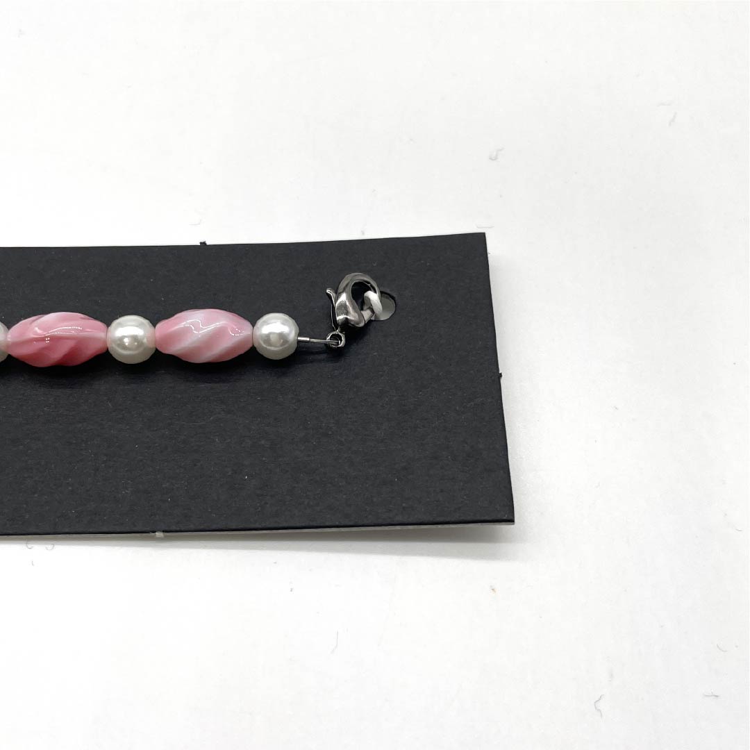 羽織紐 NEWランク カジュアル 無双タイプ カニカン 桜 その他 ビーズ ピンク系 1121000221913