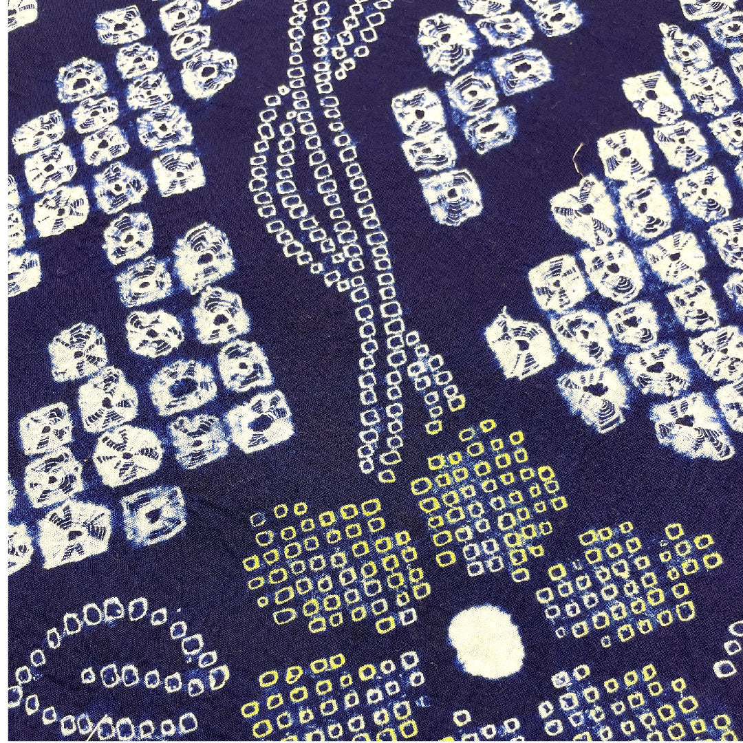 (New) Yukata Arimatsu Narumi Honshibori Length 163cm Sleeve length 68cm Floral pattern Cotton NEW rank Single layer Length 163cm Navy 1118000671418