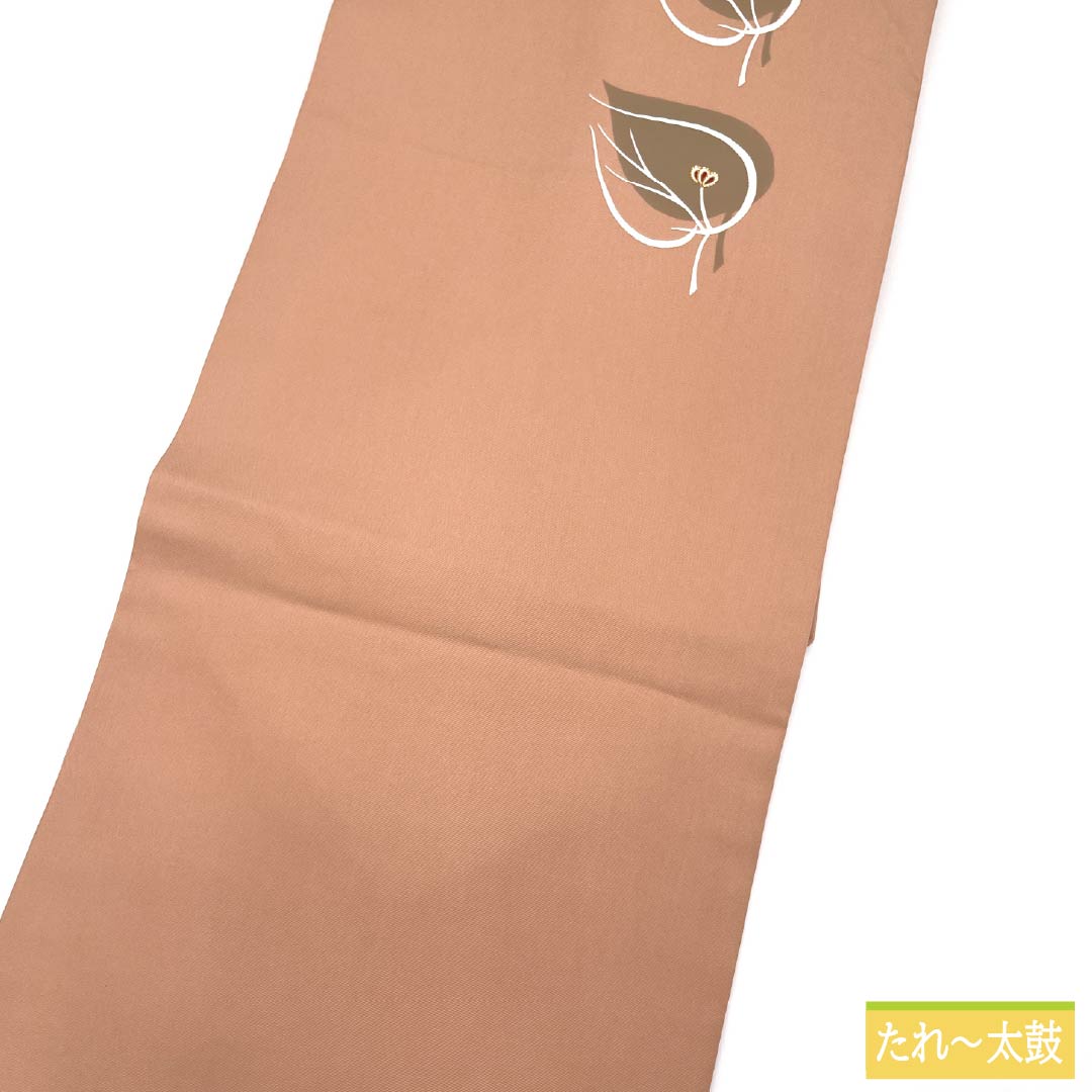 リサイクル着物】名古屋帯 正絹 Sランク 鴇浅葱色（ときあさぎ