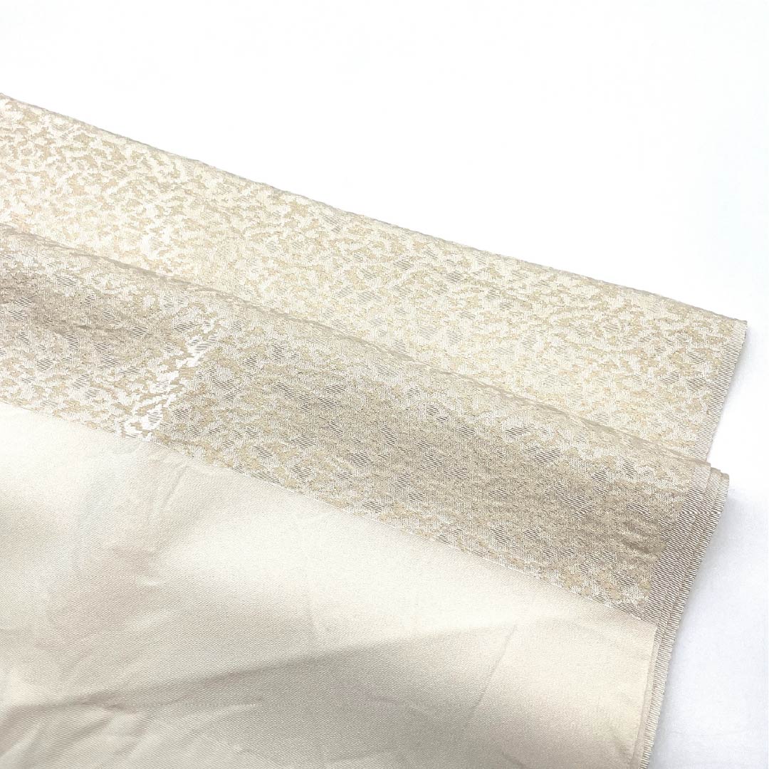 Obiage, pure silk, S rank, formal, creamy white, abstract pattern, for tomesode, length approx. 169cm, width approx. 31cm, white-based, 1136004632911