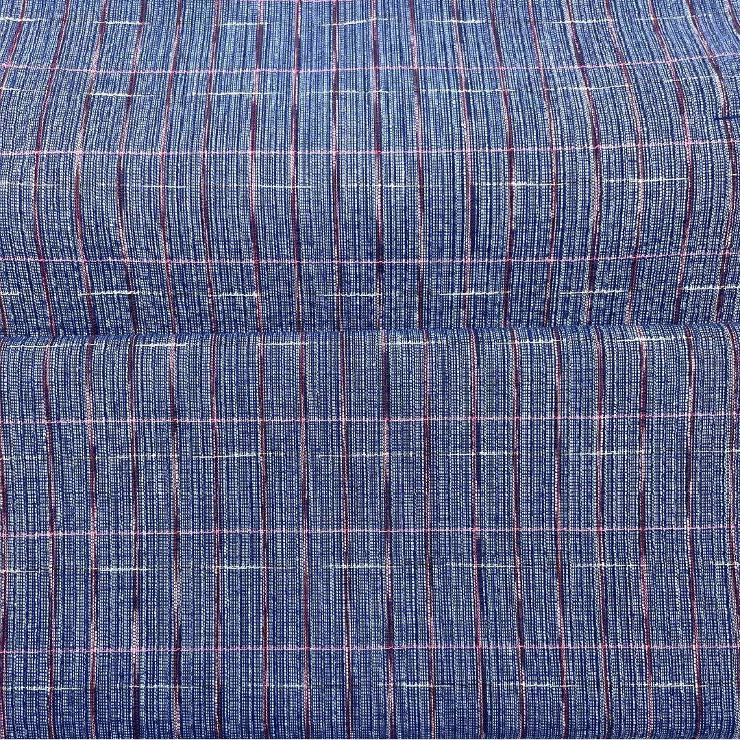 Yukata cloth, cotton, Awa Shijira, Important Intangible Cultural Property, True indigo dye, Edo Nandouiro (Edonando-iro), S rank, blue, 1130000832917