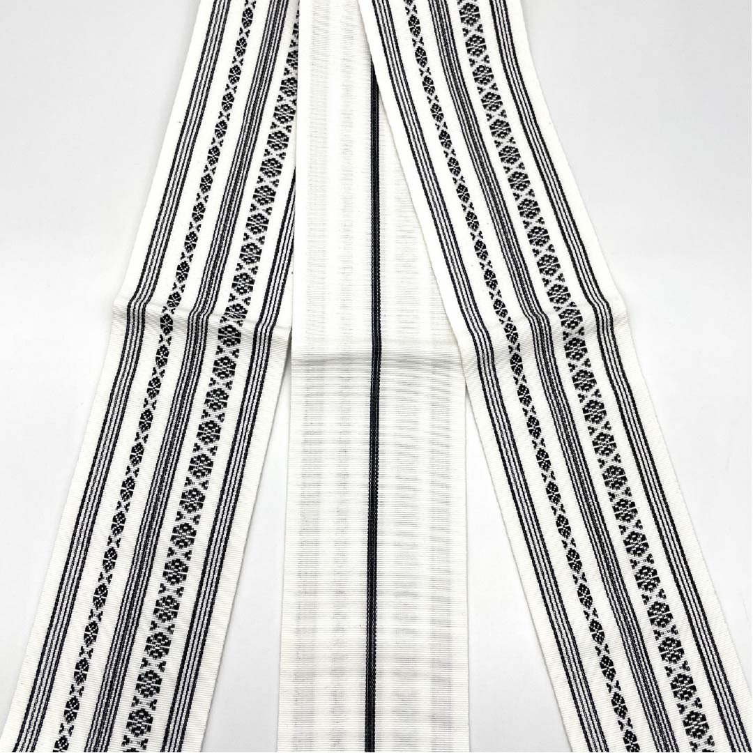 リサイクル着物】（未仕立）角帯 木綿 Sランク 博多織 献上柄 帯