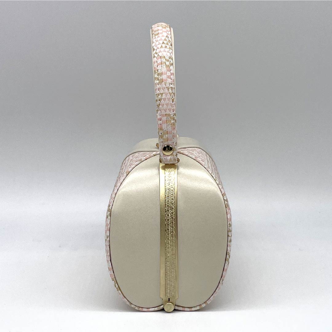 （新古品）草履バッグセット フォーマル Aランク 鱗 帯地 Lサイズ クリーム系 1133000413415