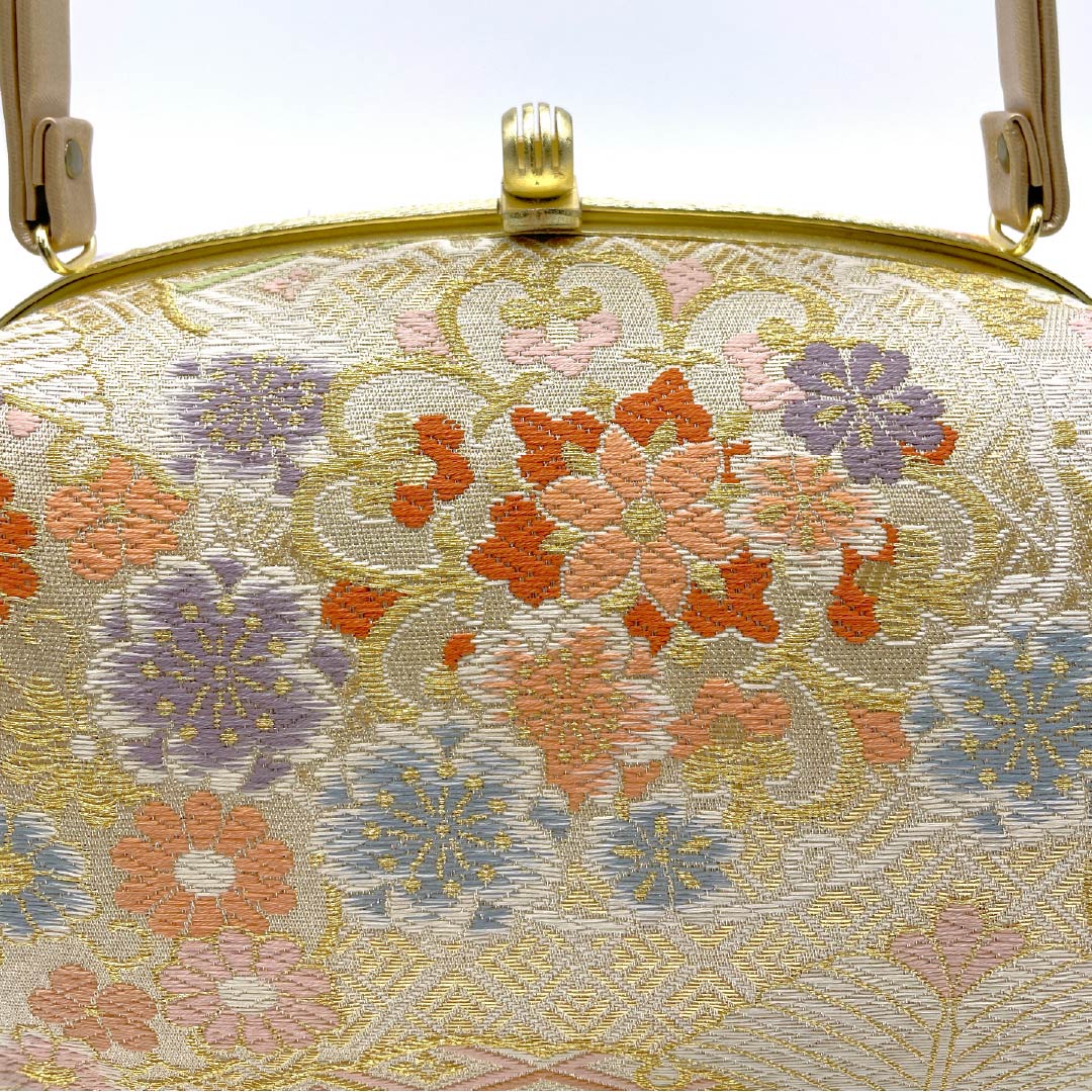 和装バック フォーマル 金色（きんいろ） 振袖用 古典柄 吉祥文様 金系 Aランク 113900040321