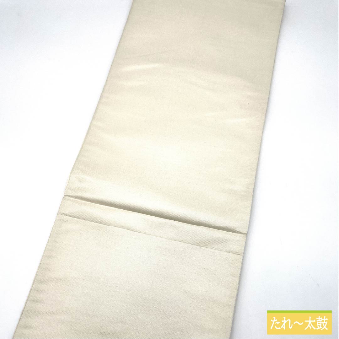 袋帯 正絹 胡粉色（ごふんいろ） 留袖用 刺繍 孔雀 花模様 帯丈428cm Aランク ポイント柄 フォーマル 白系 1123014243311