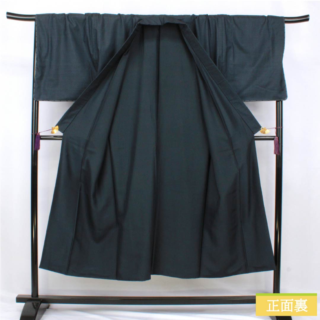 リサイクル着物】男物 正絹 Sランク 身丈145cm 裄丈72.5cm 相済茶色