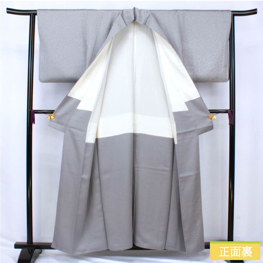 リサイクル着物】訪問着 正絹 Sランク 袷 身丈157.5cm 裄丈65.5cm つる