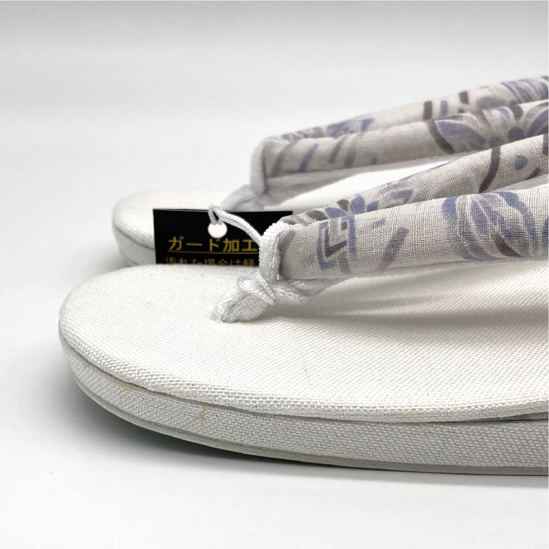 (New) Zori Sandals, Linen, NEW Rank, Summer Zori, Linen Zori, Made in Japan, For Summer, Length 24cm, L Size, White, 1122001581411
