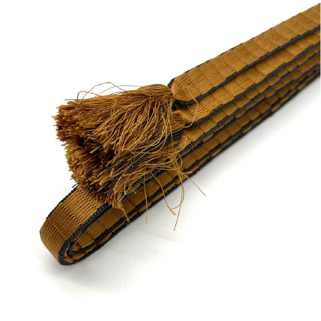 （新古品） 帯締め 正絹 NEWランク 駱駝色（らくだいろ） 長さ約161cm 幅約1.4cm カジュアル 茶系 1135004651314