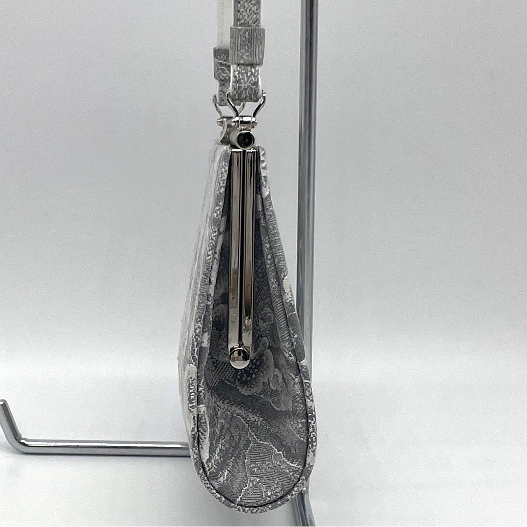 （新古品）草履バッグセット セミフォーマル Aランク 梅 Sサイズ グレー系 1133000293222