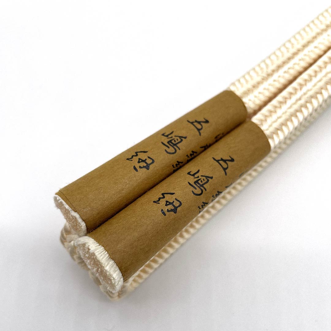 （新古品） 帯締め 正絹 四分紐 薄卵色（うすたまごいろ） 五嶋紐 冠（ゆるぎ） 江戸組紐 長さ約162cm 幅約1cm カジュアル Sランク クリーム系 1135000412915