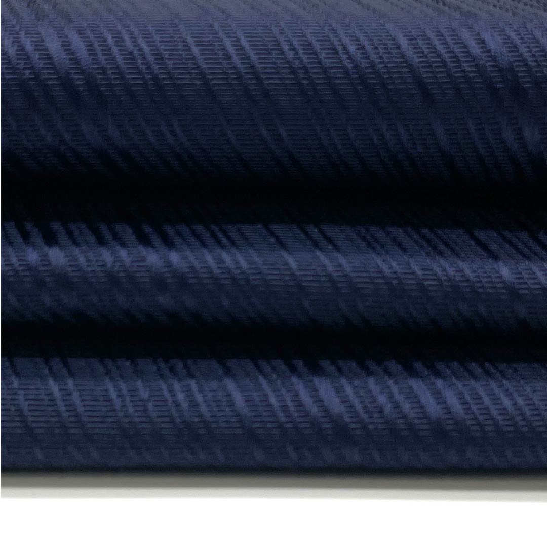 （未仕立）角帯 木綿 紺色（こんいろ） 斜め線 帯丈392cm 幅10cm Sランク 紺系 1134000452918