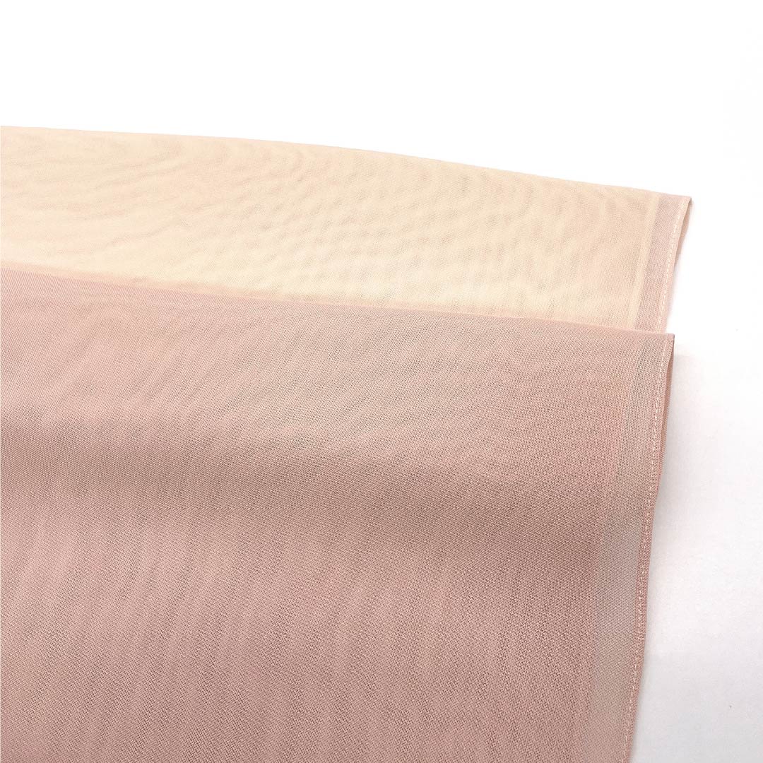 （新古品）帯揚げ 正絹 NEWランク セミフォーマル 乙女色（おとめいろ） 硫黄色（いおういろ） グラデーション 夏物 長さ約180cm 幅約29.5cm ピンク系 1136002211913