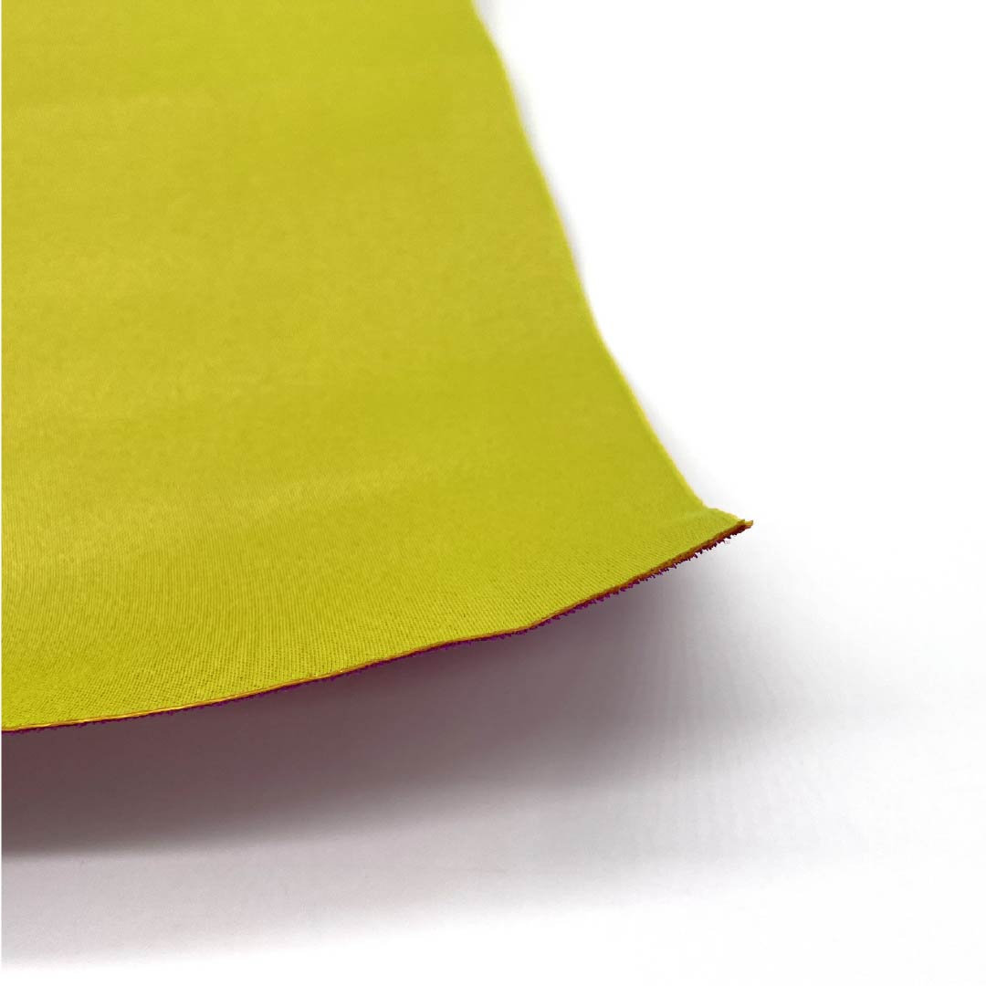 半幅帯 ポリエステル 鶸色（ひわいろ） 浴衣用 無地 リバーシブル 帯丈350cm 黄系 Sランク 1125001932323