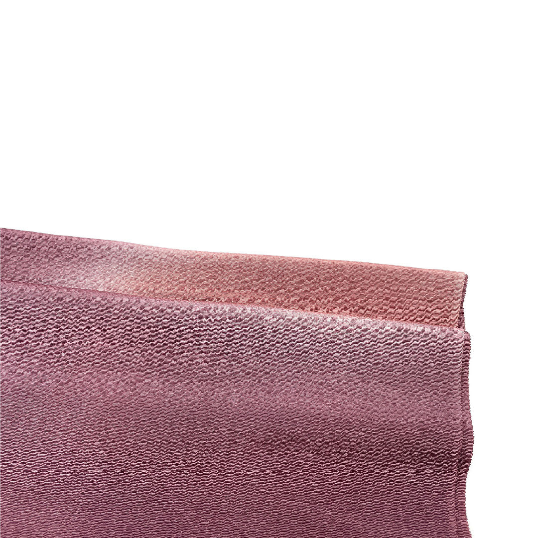 帯揚げ 正絹 Sランク カジュアル 牡丹鼠色（ぼたんねずいろ） ぼかし ちりめん  長さ約168cm 幅約31cm 紫系 1136001712920