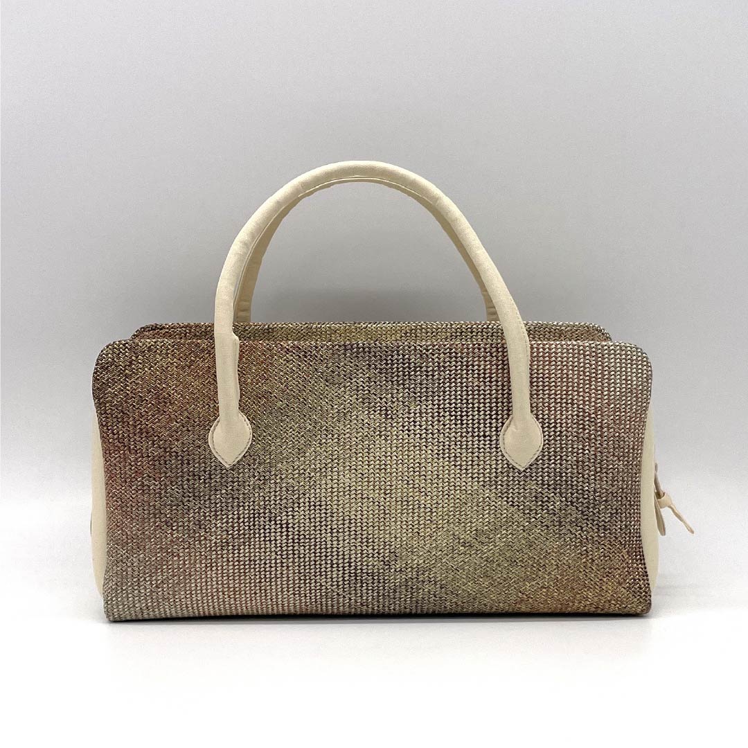 （新古品）和装バッグ セミフォーマル NEWランク 三軸組織 西陣織 利休バッグ グラデーション系 113900095199