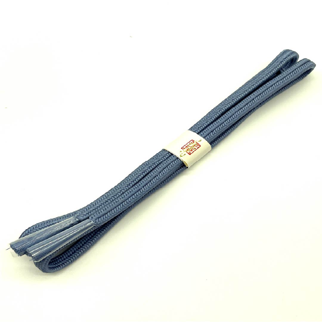 (New old stock) Obijime (belt sash) Pure silk Edo-nandou color (Edonando color) Crown set New old stock Length approx. 157cm Width approx. 1cm Semi-formal NEW rank Light blue 1135003691324