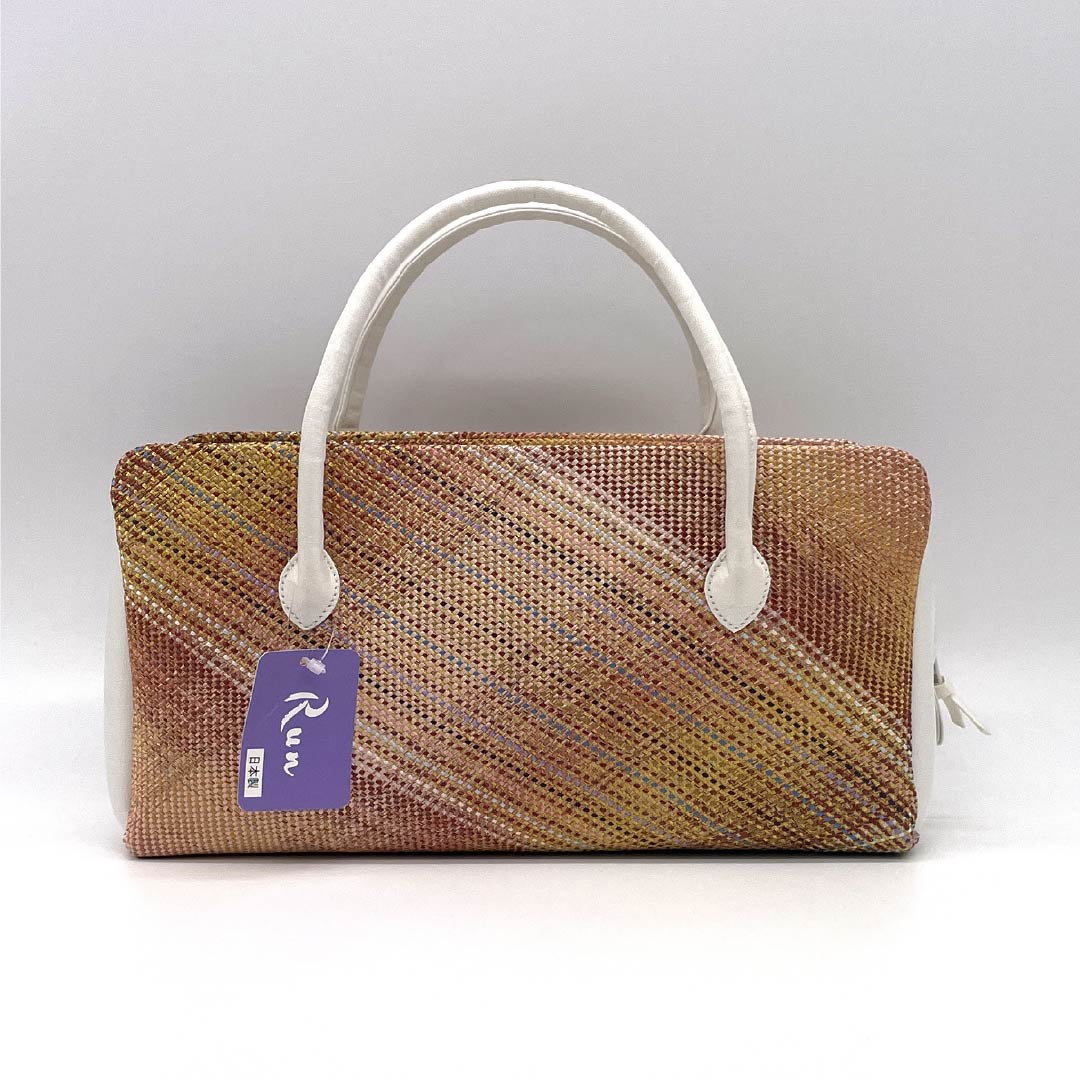 （新古品）和装バッグ セミフォーマル NEWランク 三軸組織 西陣織 利休バッグ グラデーション系 113900093199