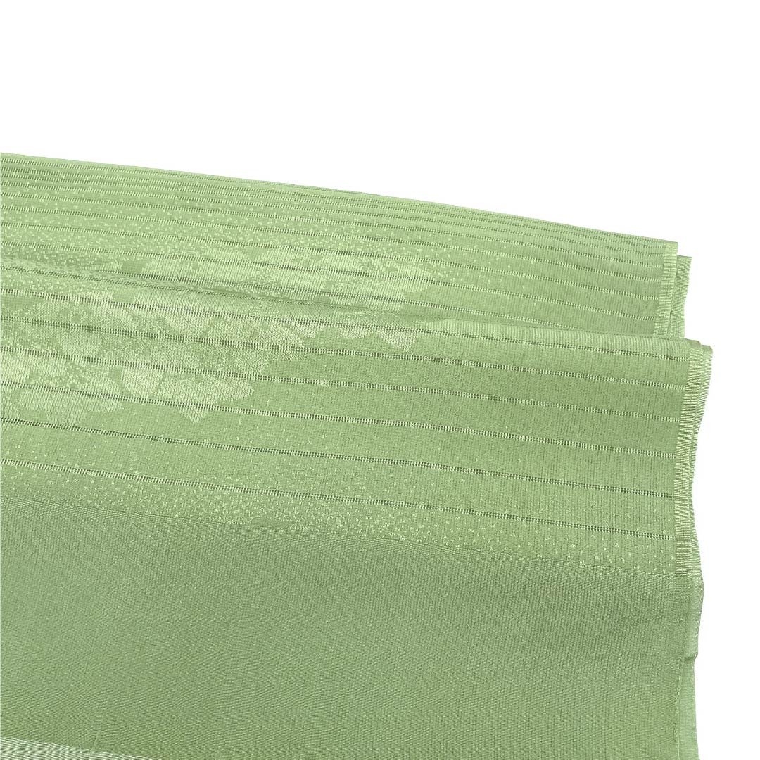 Obiage Silk S Rank Semi-Formal Light Green (Wakamidori-iro) Summer Flower Length approx. 165cm Width approx. 27cm Green 1136003122919