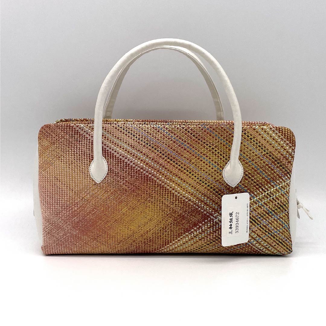 （新古品）和装バッグ セミフォーマル NEWランク 三軸組織 西陣織 利休バッグ グラデーション系 113900096199