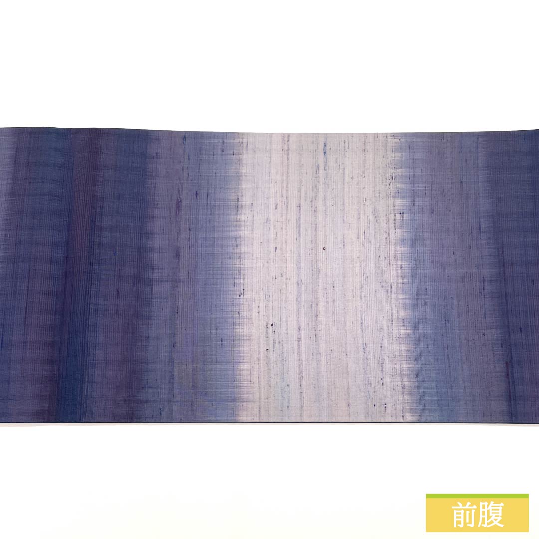 名古屋帯 正絹 Aランク 横段 ボカシ 帯丈360cm 六通 カジュアル グラデーション系 1124009243399 開き仕立て