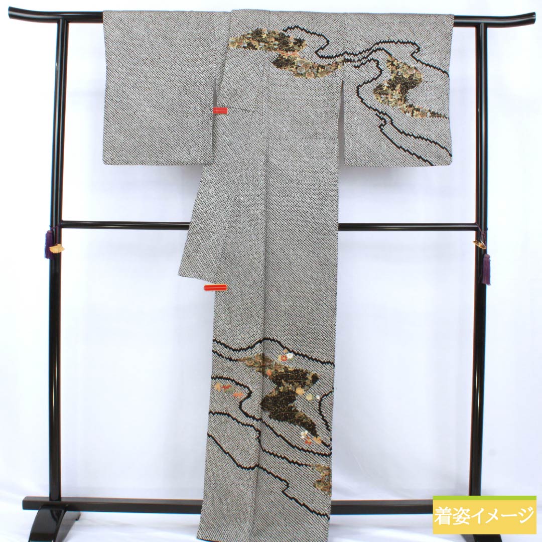 PIYO.K 西武百貨店誂え 総絞り 刺繍 訪問着 紋なし PIYO.K 西武百貨店誂え 総絞り 刺繍 訪問着 紋なし PIYO.K 西武百貨店