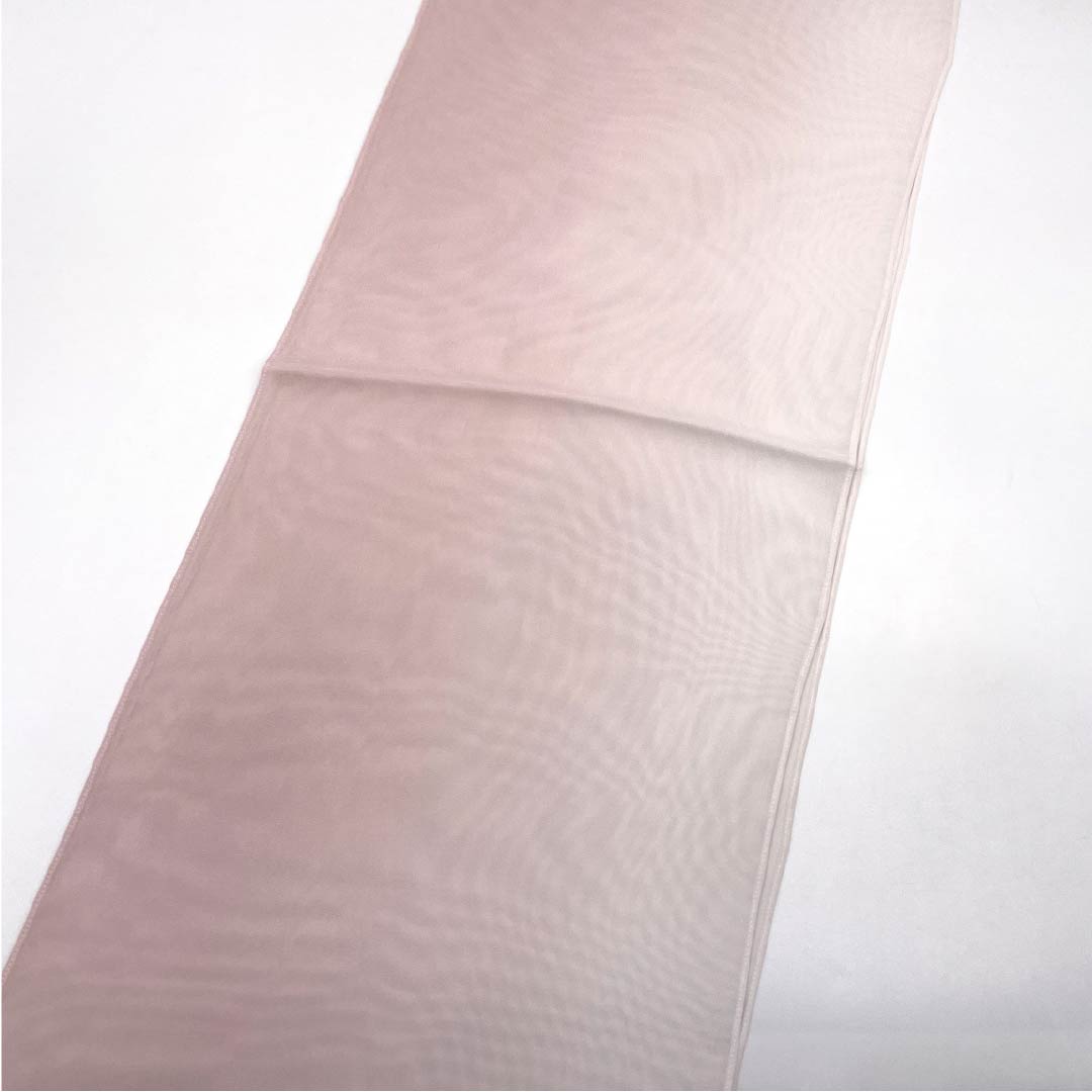 帯揚げ 正絹 NEWランク セミフォーマル 桜色（さくらいろ） グラデーション 夏物 単色 長さ約180cm 幅約29.5cm ピンク系 1136001031913