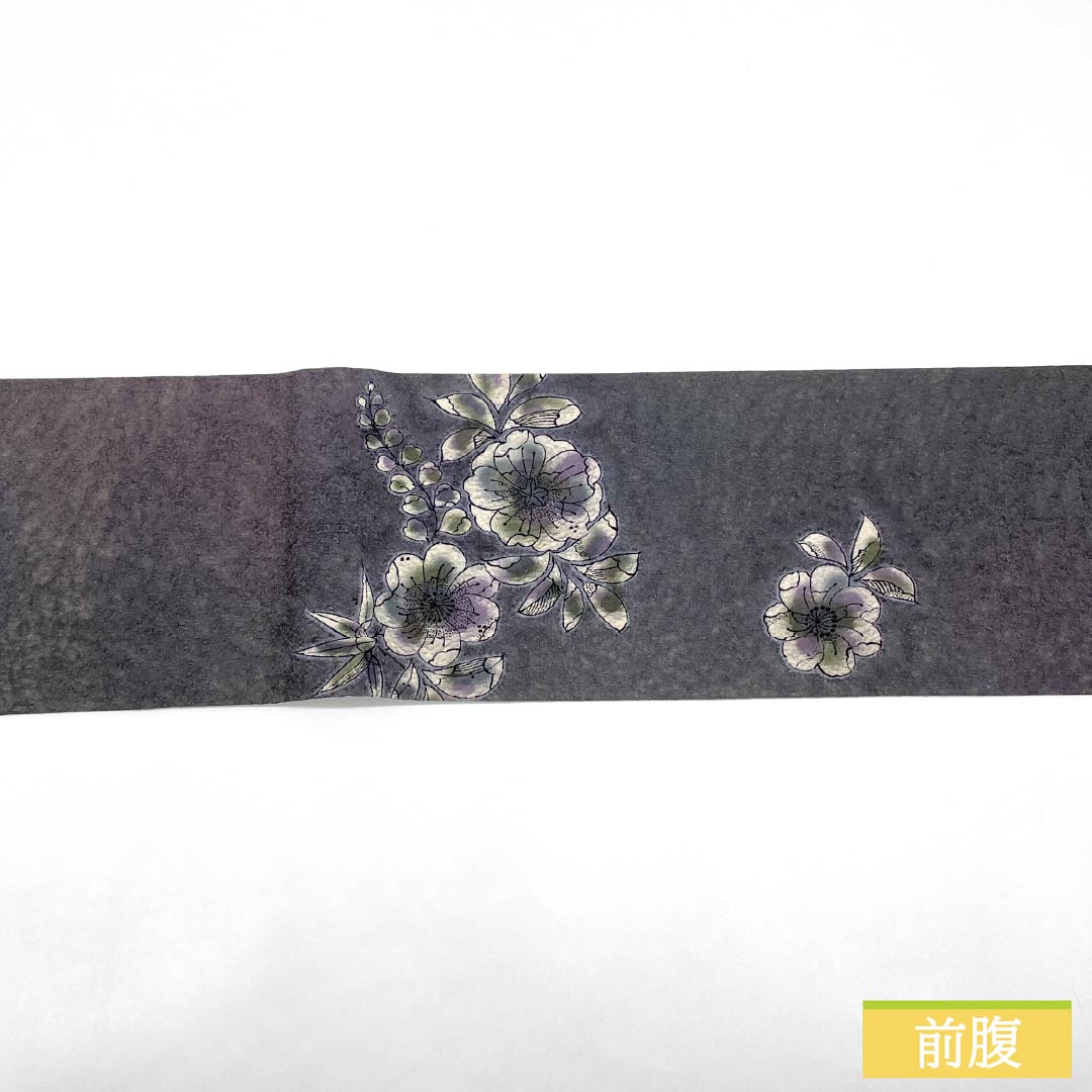 名古屋帯 正絹 Aランク 辻ヶ花 型染 帯丈372cm 全通 カジュアル グラデーション系 1124010843399 名古屋仕立て