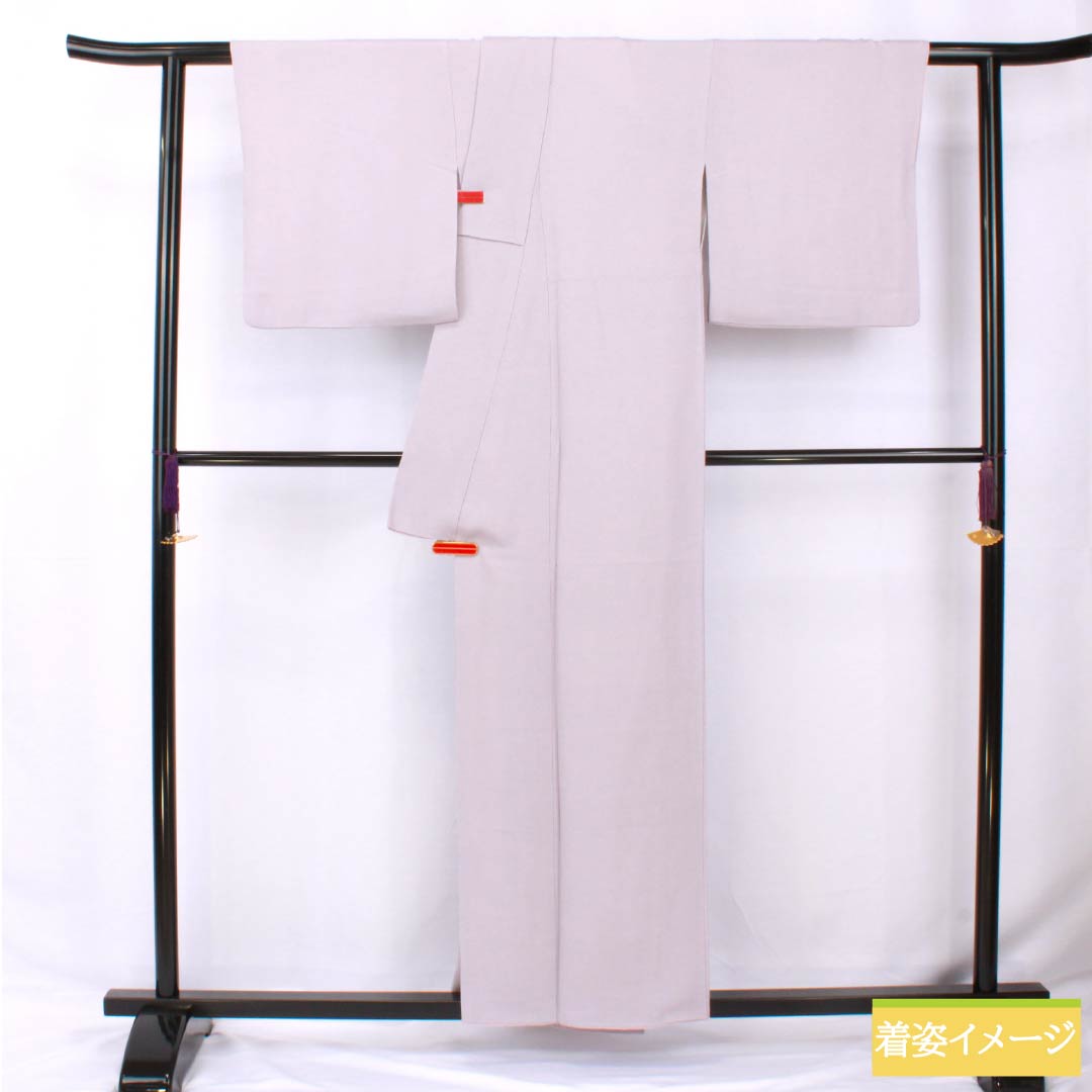 リサイクル着物】小紋 正絹 身丈157cm 裄丈69cm 袷 半色（はしたいろ