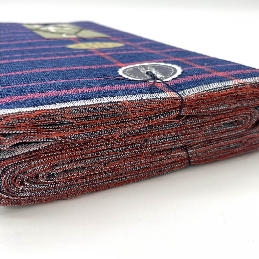 Yukata cloth, cotton, Awa Shijira, Important Intangible Cultural Property, Authentic indigo dye, Karaaiiro, S rank, Blue, 1130000822917