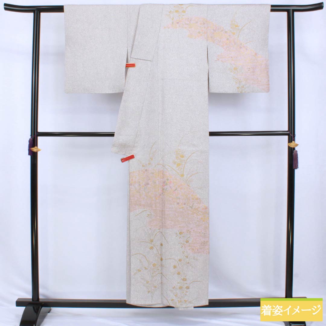 jako特選京友禅絞り染、刺繍美術、桶絞り工芸　新品正絹産着純古典大将兜文 最新作高級古典 水色 桜柄/鹿の子模様 関芳 最高級金彩刺繍絞り友禅