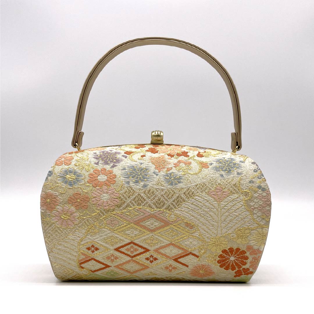 和装バック フォーマル 金色（きんいろ） 振袖用 古典柄 吉祥文様 金系 Aランク 113900040321